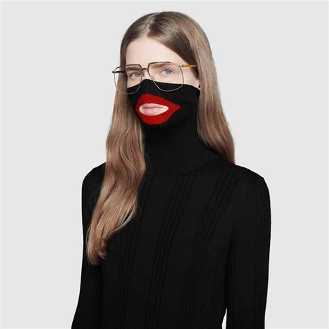 gucci turtleneck wool balaclava blue|Gucci Turtleneck for Women .